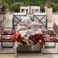 Tovaglia Antimacchia Effetto Marmo Elegante Rosso - BLOODY