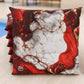 Cuscini per Sedie Cucina Eleganti Effetto Marmo Rosso - BLOODY