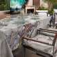Nappe anti-taches effet marbre élégante gris clair - GRAFYLUX
