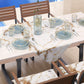 Centre de Table Moderne Effet Marbre Marblice