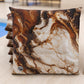 Cuscini per Sedie Cucina Eleganti Effetto Marmo Marrone - MOCHACCINO