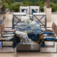 Tovaglia Antimacchia Effetto Marmo Elegante Blu Notte - NAVYGLO