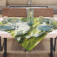 Centre de Table Moderne Effet Marbre Pistachius