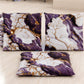 Cuscini per Sedie Cucina Eleganti Effetto Marmo Viola - VIOLETRIC