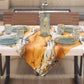Centre de Table Moderne Effet Marbre Yelloooww