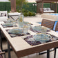 Sets de table américains élégants effet marbre violet - VIOLETRIC