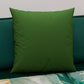 Coussins, Housses de coussin pour canapé, Coussins décoratifs unis vert olive/émeraude