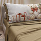 Draps de Noël en Coton, Parure de Lit avec Taies d'Oreiller en Impression Numérique Ourson 01