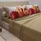 Draps de Noël en coton, parure de lit avec taies d'oreiller en impression numérique Ours 02