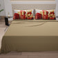 Draps de Noël en coton, parure de lit avec taies d'oreiller en impression numérique Ours 02