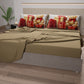 Draps de Noël en coton, parure de lit avec taies d'oreiller en impression numérique Ours 02