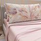 Draps en coton, Parure de lit avec taies d'oreiller en impression numérique Palmwater Poudre