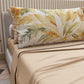 Lenzuola in Cotone, Completo Letto con Federe in Stampa Digitale Palmwater Oliva
