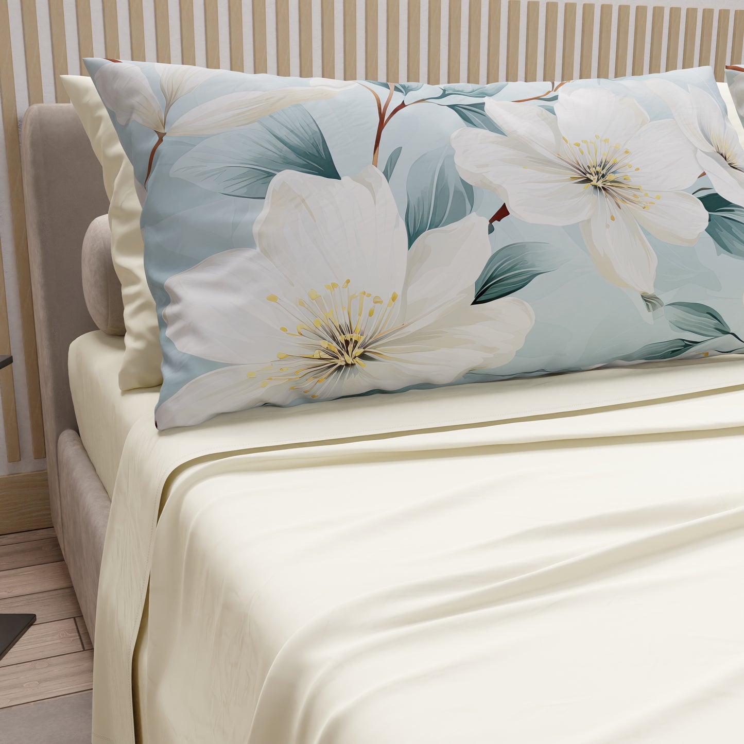 Cotton Sheets, Bed Set with Marble 01 Digital Print Pillowcases