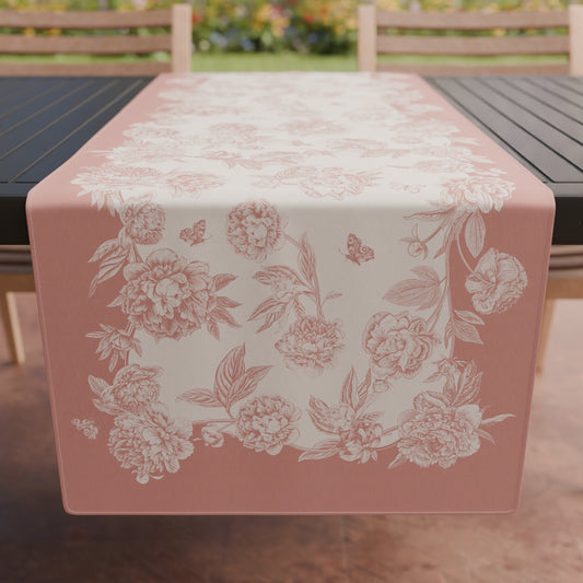 Promo Cucina Peonie Cipria Scuro Tovaglia in Stampa Digitale + Tovaglia Trasparente + Runner in Omaggio.