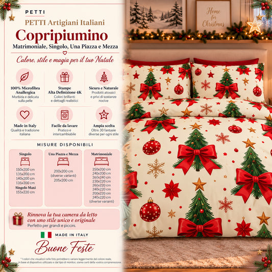 Copripiumini in Stampa Digitale Natalizi Jingle