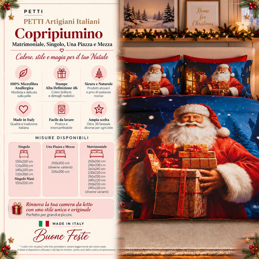 Copripiumini in Stampa Digitale Natalizi 25 Xmas 2