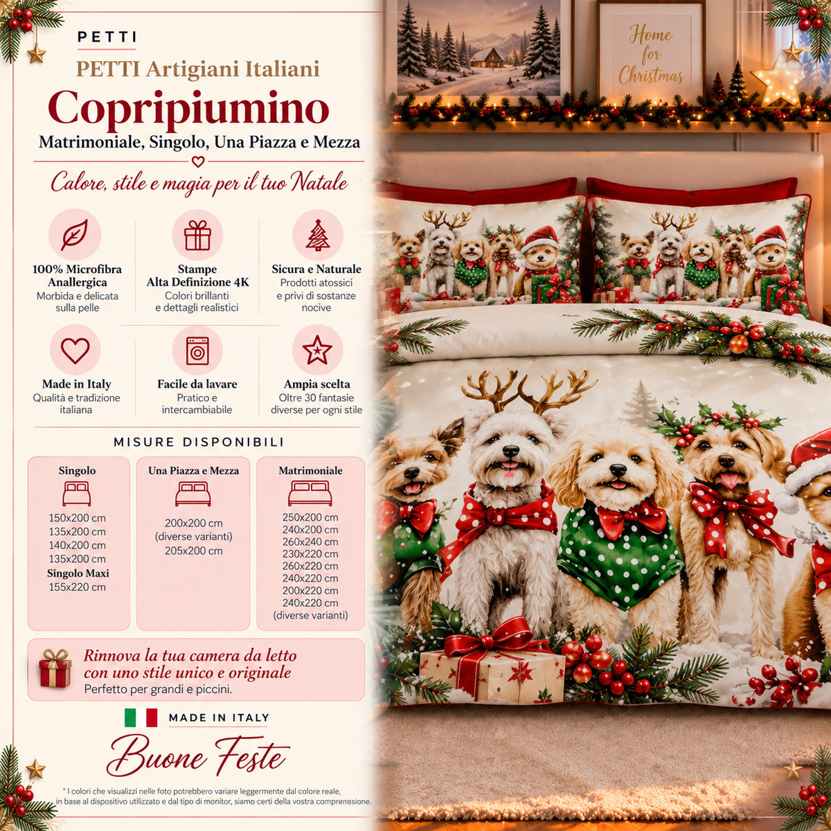 Copripiumini in Stampa Digitale Natalizi 25 Xmas 9