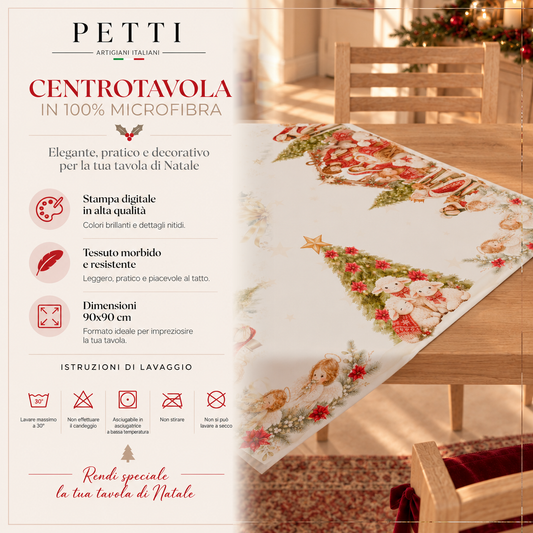 Centrotavola Natalizio per Cucina in Stampa Digitale Jesus 02