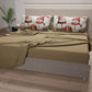 Lenzuola Natalizie in Cotone, Completo Letto con Federe in Stampa Digitale Pupazzo 01