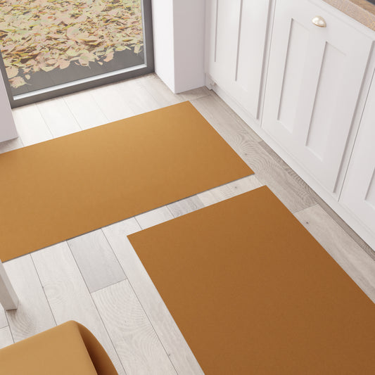 Tapis de Cuisine Couloir Cuisine Uni Cuivre
