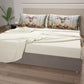 Lenzuola Natalizie in Cotone, Completo Letto con Federe in Stampa Digitale Renna