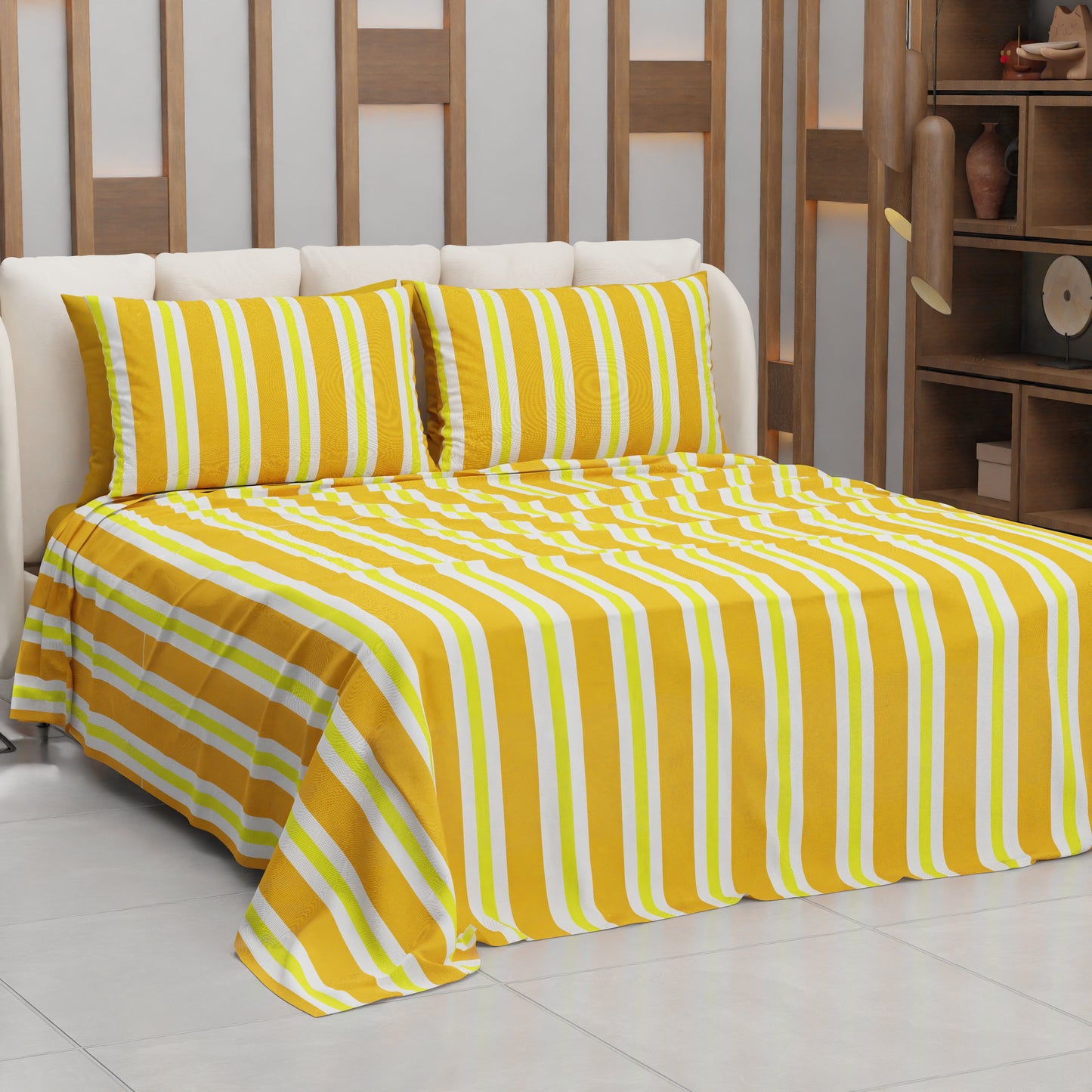 Copriletto Estivo, Coperta Leggera, con Federe Mille Righe 11
