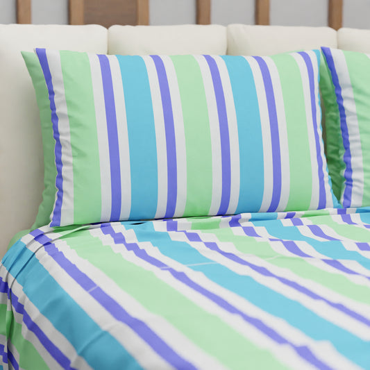 Copriletto Estivo, Coperta Leggera, con Federe Righe 24