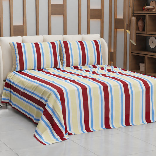 Copriletto Estivo, Coperta Leggera, con Federe Mille Righe 20
