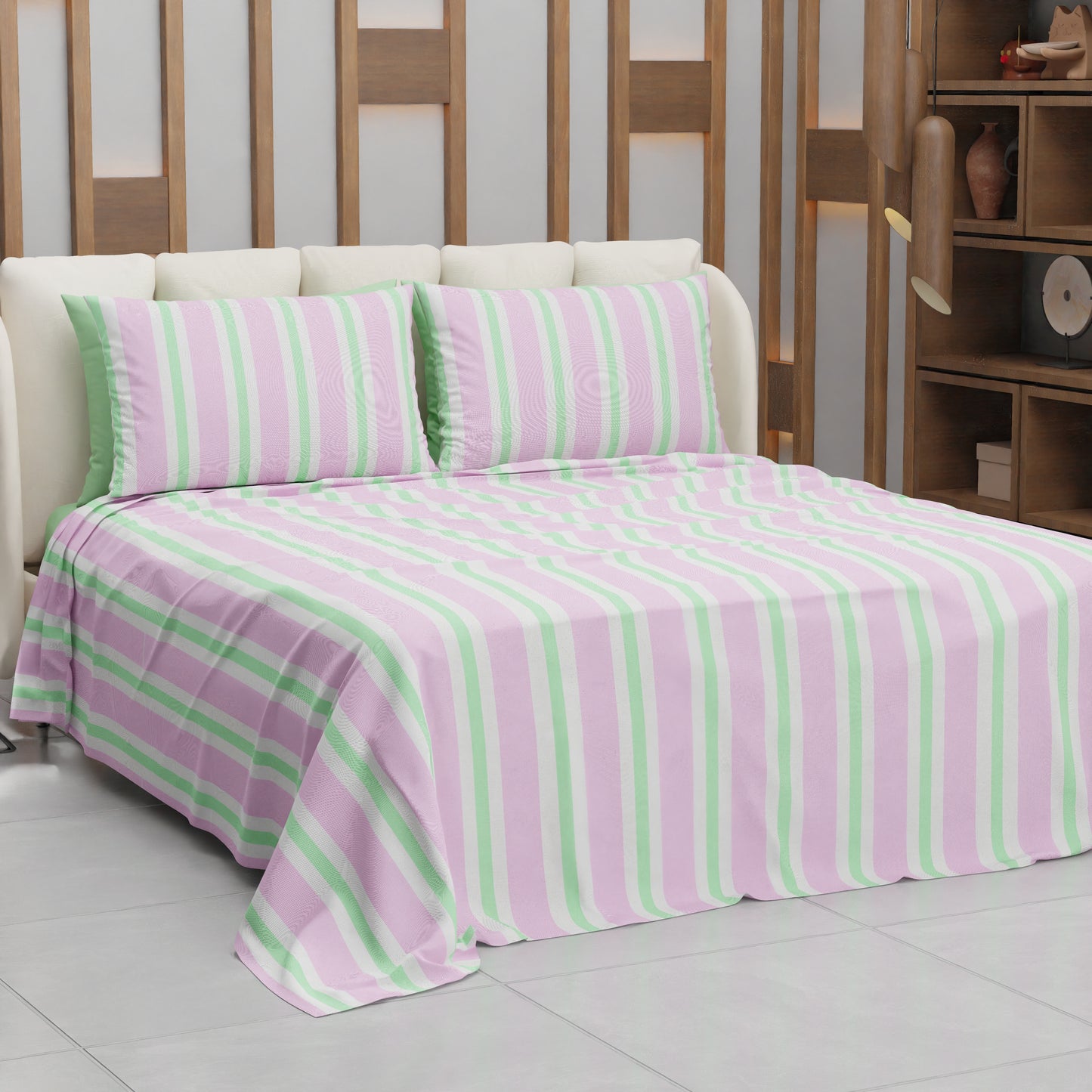 Copriletto Estivo, Coperta Leggera, con Federe Mille Righe 15