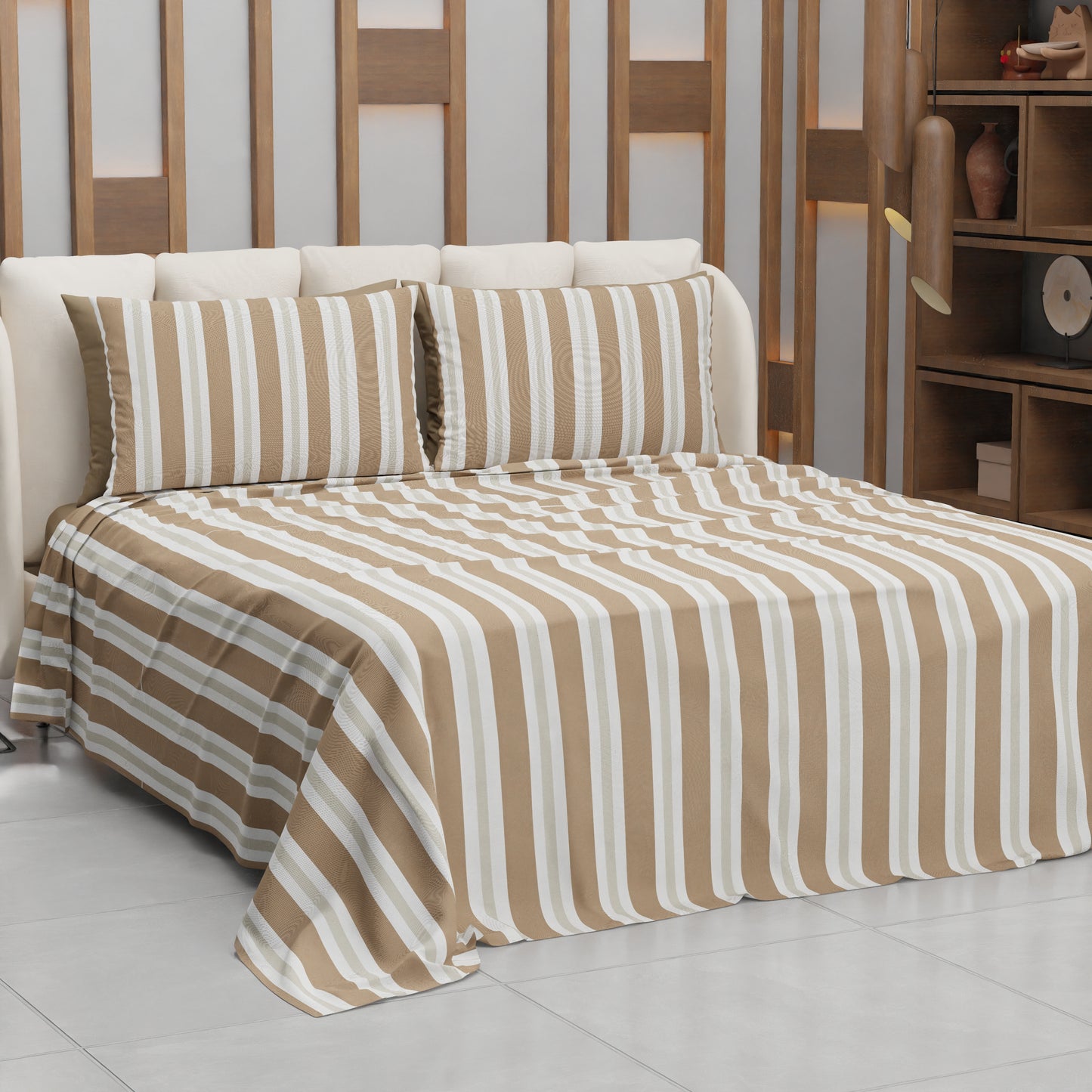 Copriletto Estivo, Coperta Leggera, con Federe Mille Righe 37