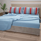 Lenzuola in Cotone, Completo Letto con Federe in Stampa Digitale Mille Righe 27.