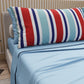 Lenzuola in Cotone, Completo Letto con Federe in Stampa Digitale Mille Righe 27.