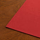 Runner da tavola effetto velluto Rosso, 55 × 150 cm — dettaglio tessuto e finiture
