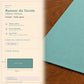Runner da tavola effetto velluto Tiffany, 55 × 150 cm — scheda misure e contenuto