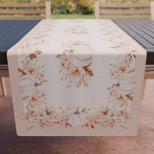 Promo Cucina Autumn Flowers Tovaglia in Stampa Digitale + Tovaglia Trasparente + Runner in Omaggio.