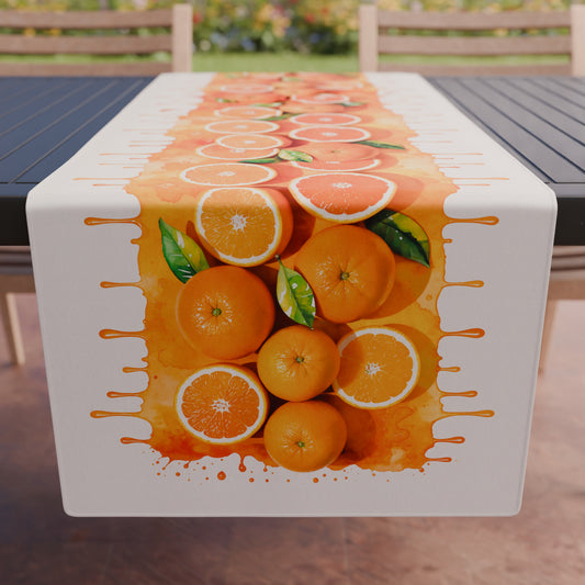Promo Cucina Fruit Arancia Tovaglia in Stampa Digitale + Tovaglia Trasparente + Runner in Omaggio.