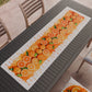 Chemin de Table, Nappe Chemin, Chemin de Table Cuisine Fruit - Orange