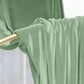Tenda a Pannello in Velluto per Interni con Anelli, 140x280 cm, Salvia