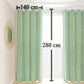 Tenda a Pannello in Velluto per Interni con Anelli, 140x280 cm, Salvia