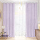 Tenda a Pannello in Velluto per Interni con Anelli, 140x280 cm, Lilla