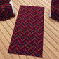 Microfibre Beach Towel, Beach Towel, Sunbed Towel, Bordeaux Stripes