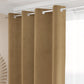 Tenda a Pannello in Velluto per Interni con Anelli, 140x280 cm, Tortora