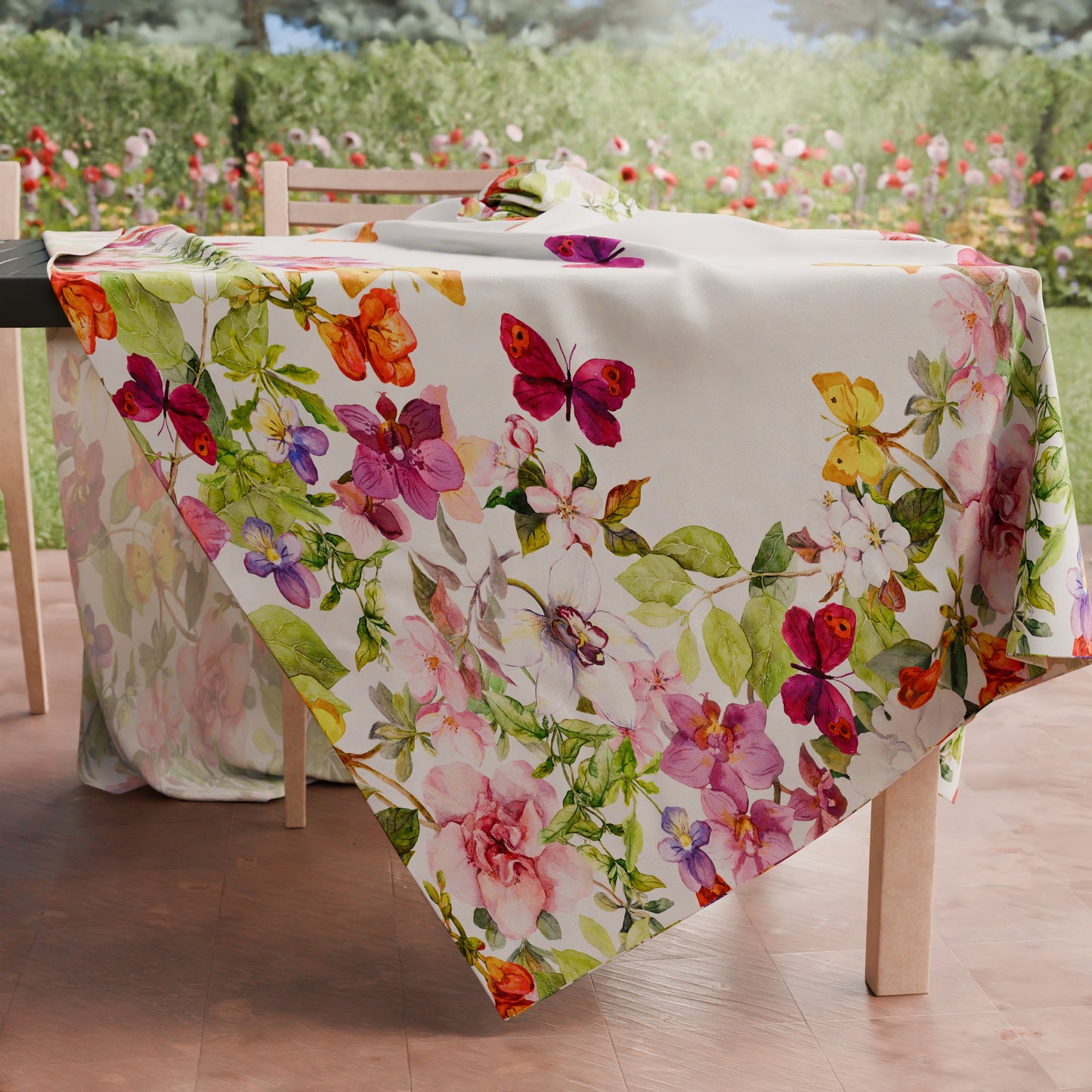 Nappe anti-taches, Housse de table de cuisine, Papillons