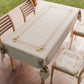 Tovaglia da tavola Antimacchia, Copritavolo da Cucina, Fiocco Beige