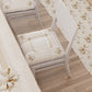 Cuscini per Sedie Coprisedia 6 Pezzi Fiocco Beige