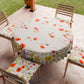 Nappe Ronde Anti-taches Élégante - Idéale pour cuisine et salle à manger - Floral 10