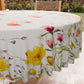 Nappe Ronde Anti-taches Élégante - Idéale pour cuisine et salle à manger - Floral 10