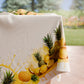 Nappe de table anti-taches, Housse de table de cuisine Fruit - Citron et Ananas
