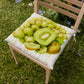 Cuscini per Sedie Coprisedia 6 Pezzi Fruit - Kiwi e Uva